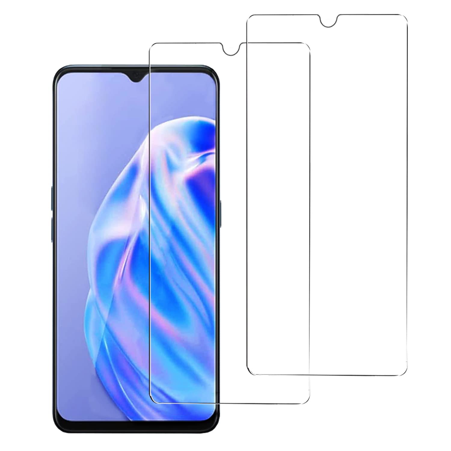 OPPO Reno3 A 本体 + 付属品 + 強化ガラス OPPO 【フチまで全面保護】OPPO Reno3 A ガラスフィルム 強化